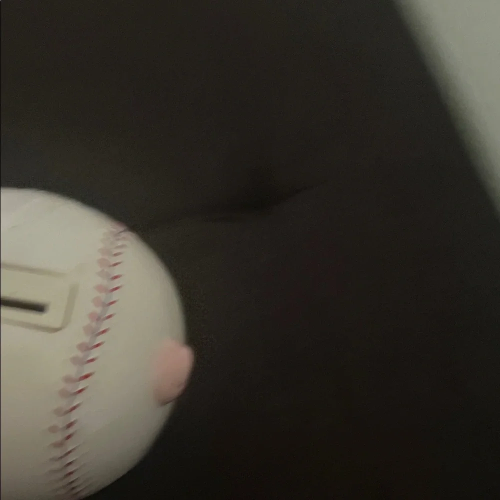 # 1006**Baseball Piggy Bank with Blue Cap - Picture 5 of 13